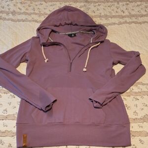 Ampersand Ave Fleece Half-zip Hoodie Sz M